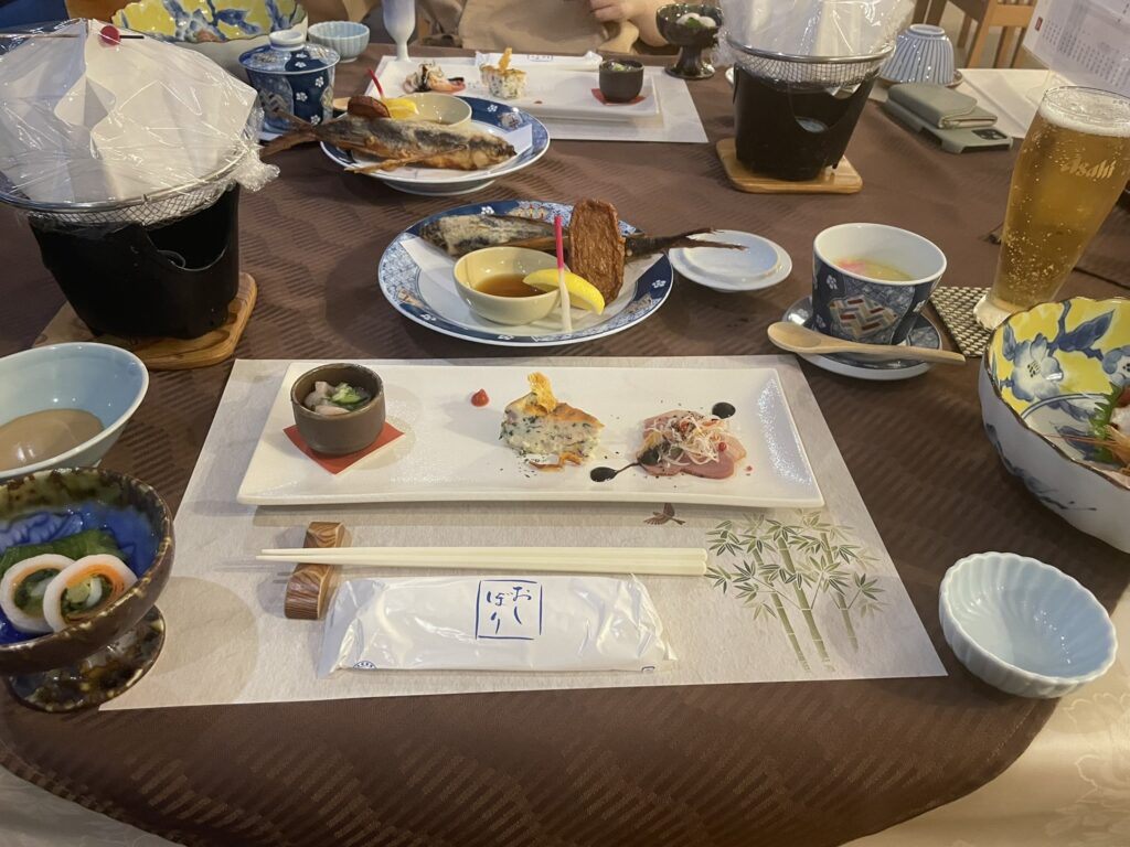屋久島の屋久島グリーンホテルの１日目の夕食